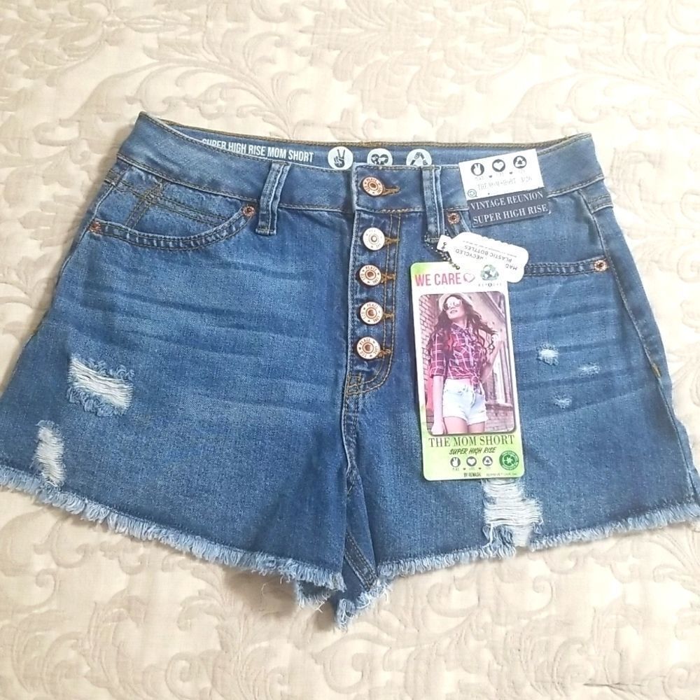 Vintage The Mom Short  HIGH RISE COMFY NWT